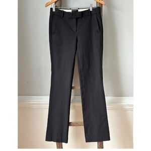 J. Crew Campbell Trouser Black Career Dress Pants Stretch Size 2